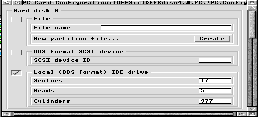 Podule Config